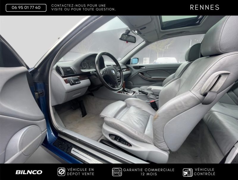 BMW SERIE 328I BVA 2000 TOPAZ BLAU - HISTORIQUE COMPLET / GARANTIE 12 MOIS /  CONFIG RARE