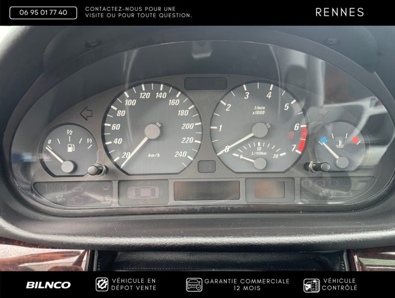 BMW SERIE 328I BVA 2000 TOPAZ BLAU - HISTORIQUE COMPLET / GARANTIE 12 MOIS /  CONFIG RARE
