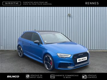 AUDI RS3 2.5 TFSI 400CH QUATTRO S 2019 - SUIVI COMPLET / CONFIG RARE