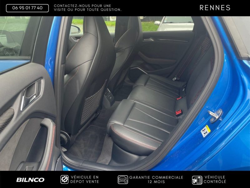 AUDI RS3 2.5 TFSI 400CH QUATTRO S 2019 - SUIVI COMPLET / CONFIG RARE