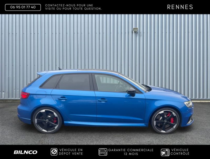 AUDI RS3 2.5 TFSI 400CH QUATTRO S 2019 - SUIVI COMPLET / CONFIG RARE