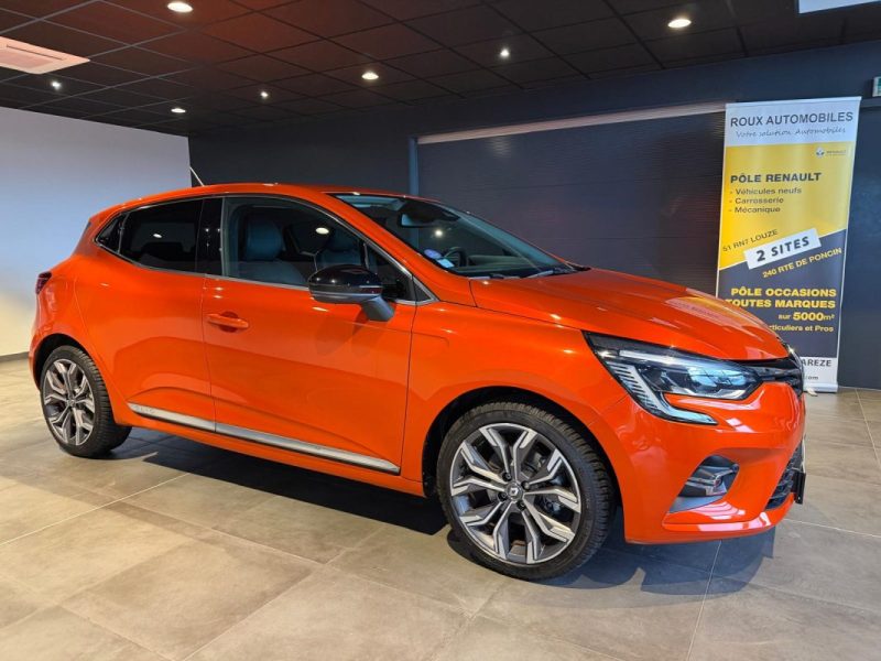 RENAULT CLIO 5 TCE 130 EDC INTENS ECRAN 9.3P / CAMERA / ANGLES MORTS / CHARGEUR INDUCTION /   2019