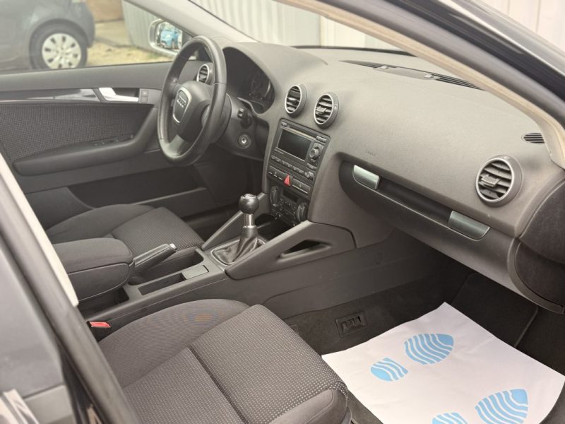 AUDI A3  SÉRIE 2 SPORTBACK 2.0 TDI 140CV 2007 245 000KM 