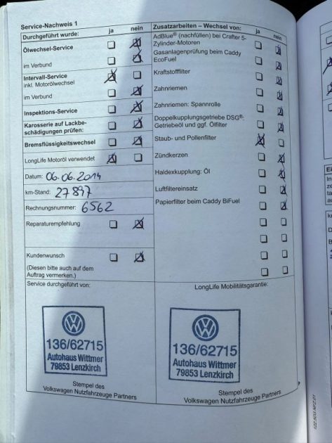 VOLKSWAGEN CADDY 1.6 TDi 102CV TRENDLINE BVM5