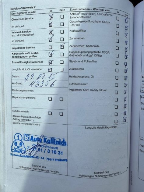 VOLKSWAGEN CADDY 1.6l TDI 102CV TRENDLINE BVM5