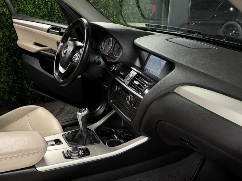 BMW X3 F25 LUXE 20D XDRIVE 2.0 184 Cv BVM6 INTERIEUR CUIR GPS - GARANTIE 1 AN