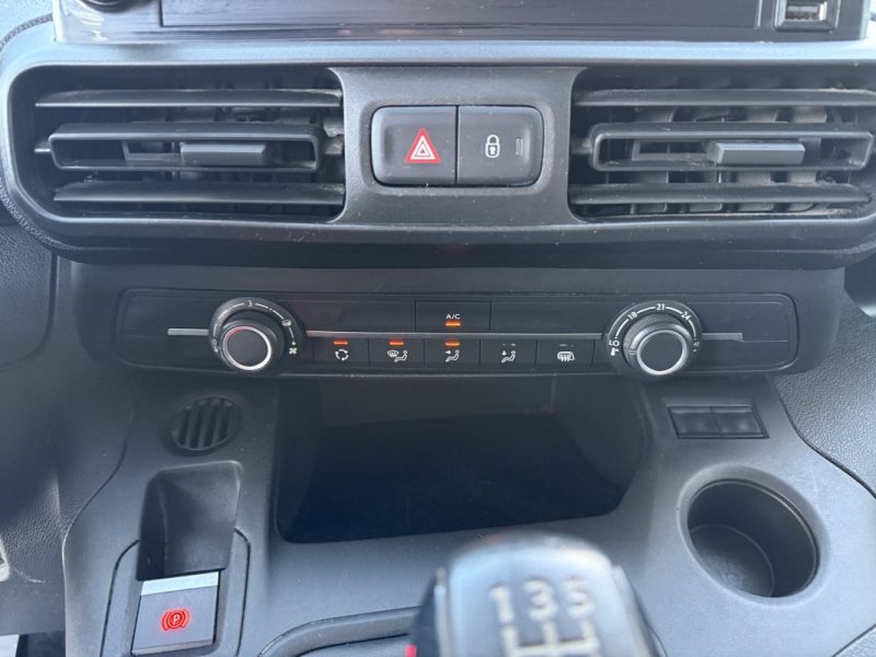 PEUGEOT PARTNER 1000 KG BLUEHDI 100CH CAMERA CAR PLAY 3 PLACES  2020