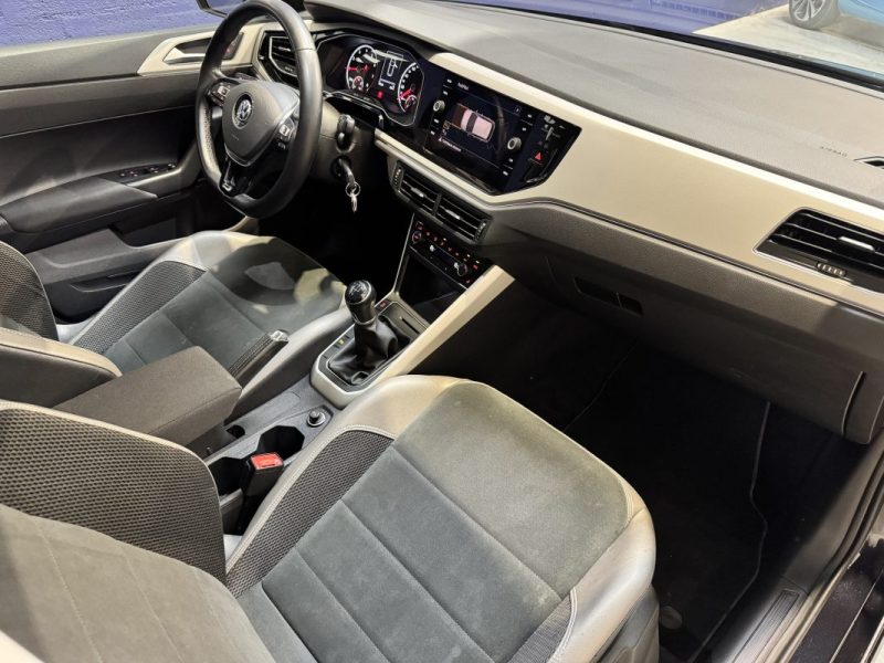 VOLKSWAGEN POLO 6 1.0 TSI 95ch CARAT / 1 ERE MAIN / SUIVI D'ENTRETIEN COMPLET