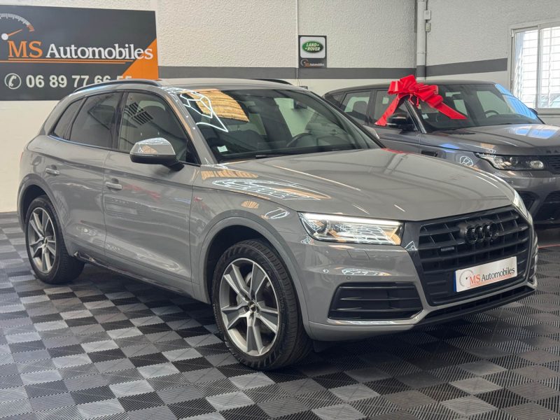 AUDI Q5 40 TDI 190ch S LINE QUATTRO S-TRONIC7 GARANTIE 12 MOIS GRIS NARDO RARE 