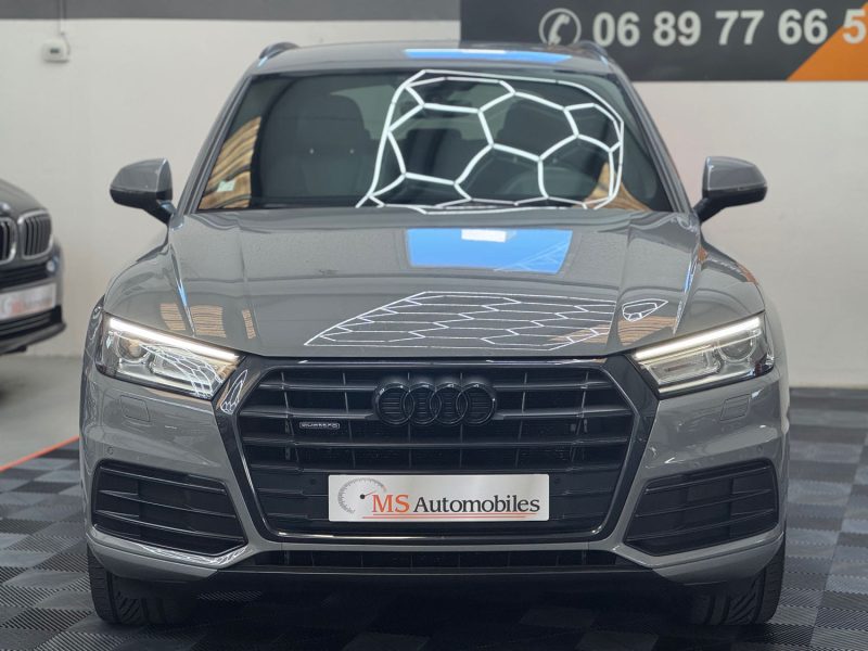 AUDI Q5 40 TDI 190ch S LINE QUATTRO S-TRONIC7 GARANTIE 12 MOIS GRIS NARDO RARE 