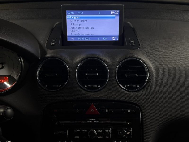 PEUGEOT 308 CC CABRIOLET 1.6 VTI 120 Cv 1ERE MAIN / 23 800 Kms REELS CRIT AIR 1 - GARANTIE 1 AN