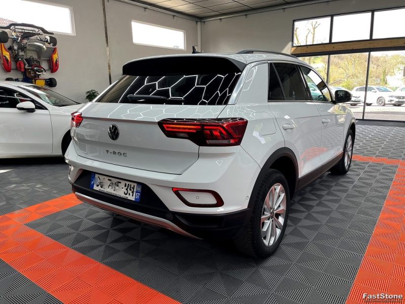VOLKSWAGEN T-ROC 1.5 TSI EVO 150CV LIFE 1ST / SUIVI  VW / CAMERA/ COCKPITE / GARANTIE 12 OU 60 MOIS 2022