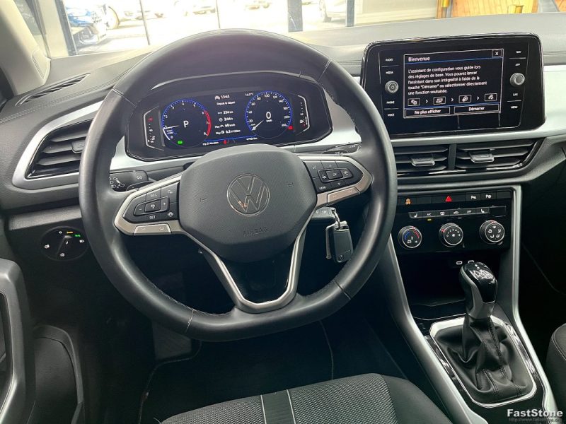 VOLKSWAGEN T-ROC 1.5 TSI EVO 150CV LIFE 1ST / SUIVI  VW / CAMERA/ COCKPITE / GARANTIE 12 OU 60 MOIS 2022