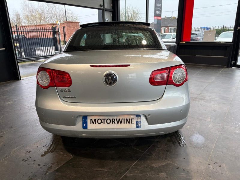 🔹 Volkswagen EOS 2.0 TDI 140 DSG Cabriolet – Cuir – GPS – Toit pano – Suivi complet – Garantie 🚗