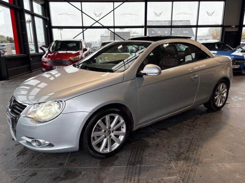 🔹 Volkswagen EOS 2.0 TDI 140 DSG Cabriolet – Cuir – GPS – Toit pano – Suivi complet – Garantie 🚗