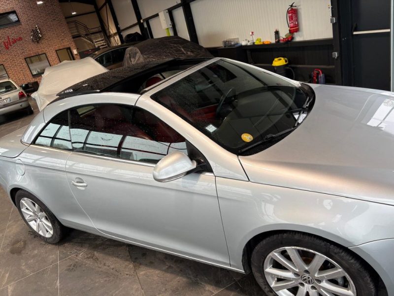 🔹 Volkswagen EOS 2.0 TDI 140 DSG Cabriolet – Cuir – GPS – Toit pano – Suivi complet – Garantie 🚗