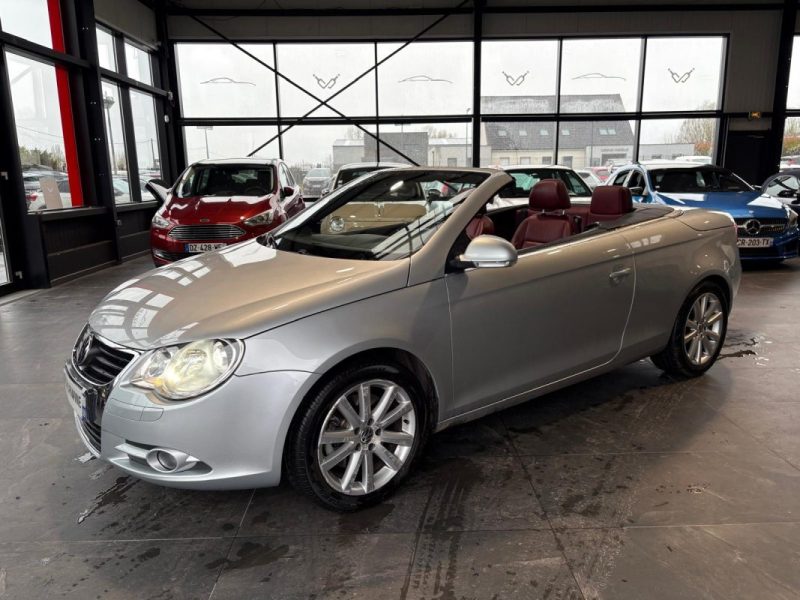 🔹 Volkswagen EOS 2.0 TDI 140 DSG Cabriolet – Cuir – GPS – Toit pano – Suivi complet – Garantie 🚗
