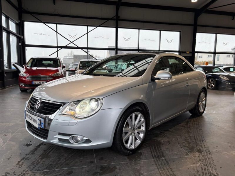 🔹 Volkswagen EOS 2.0 TDI 140 DSG Cabriolet – Cuir – GPS – Toit pano – Suivi complet – Garantie 🚗