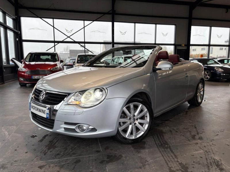 🔹 Volkswagen EOS 2.0 TDI 140 DSG Cabriolet – Cuir – GPS – Toit pano – Suivi complet – Garantie 🚗