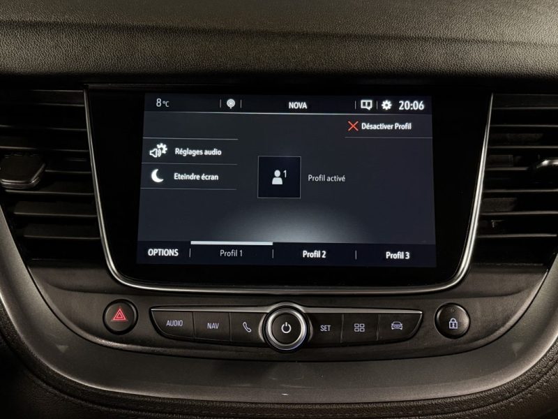 OPEL GRANDLAND X ELEGANCE BUSINESS 1.2 TURBO 130 1ERE MAIN 36 400 KMS BVA8 APPLE&ANDROID GARANTIE1AN 2021