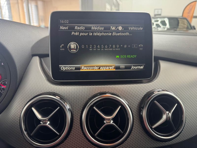 MERCEDES CLASSE B PHASE 2 180 1.6 122ch FASCINATION 1ERE MAIN GARANTIE 12 MOIS HISTORIQUE COMPLET