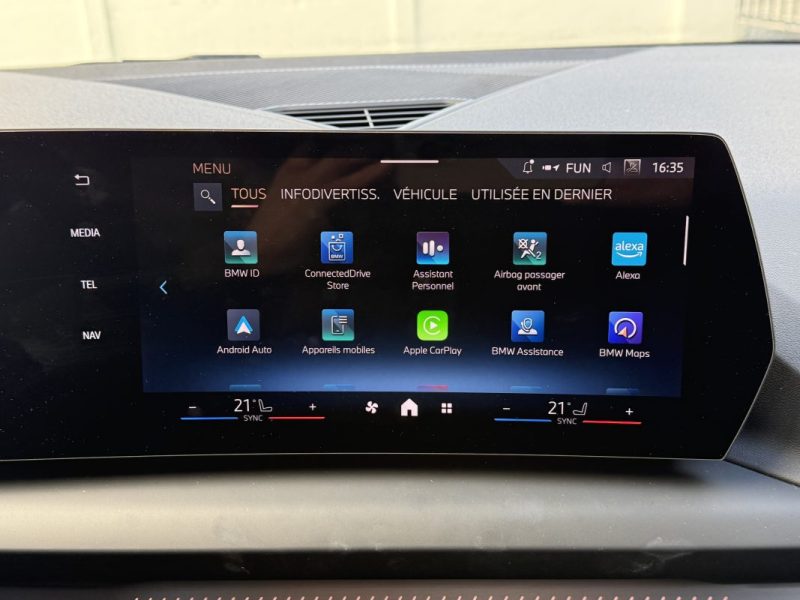 B.M.W. SERIE 1 120A 170CH DKG7 M SPORT DESIGN 1 ERE MAIN GARANTIE 6 MOIS  2024