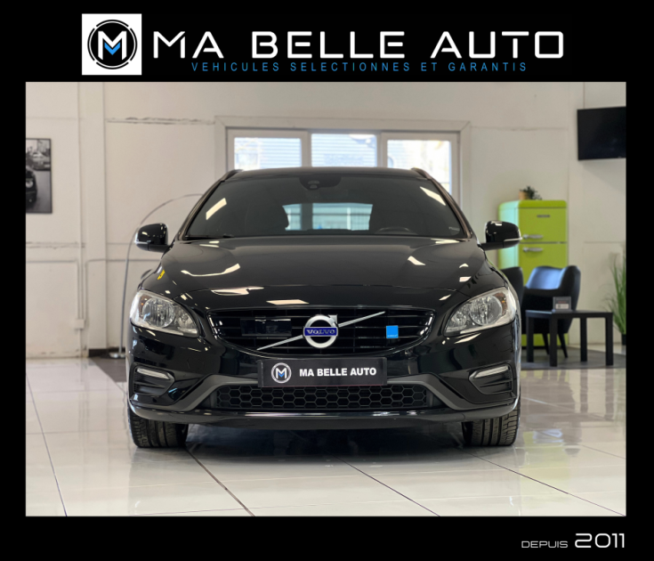 Volvo V60 2.0D 120 R-DESIGN Geartronic 6 / carnet distri ok / GPS CUIR JA19 / 227 euros mensuel