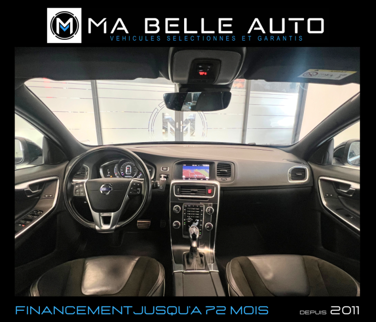 Volvo V60 2.0D 120 R-DESIGN Geartronic 6 / carnet distri ok / GPS CUIR JA19 / 227 euros mensuel
