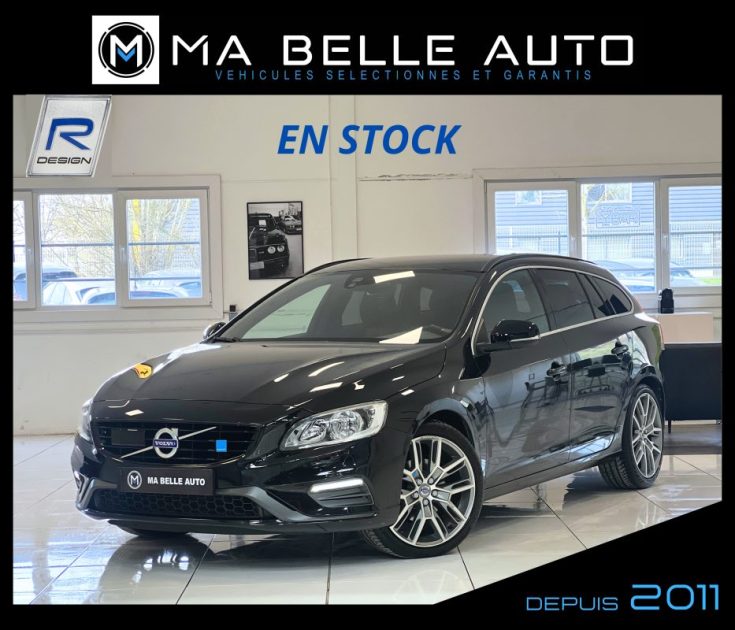 Volvo V60 2.0D 120 R-DESIGN Geartronic 6 / carnet distri ok / GPS CUIR JA19 / 227 euros mensuel