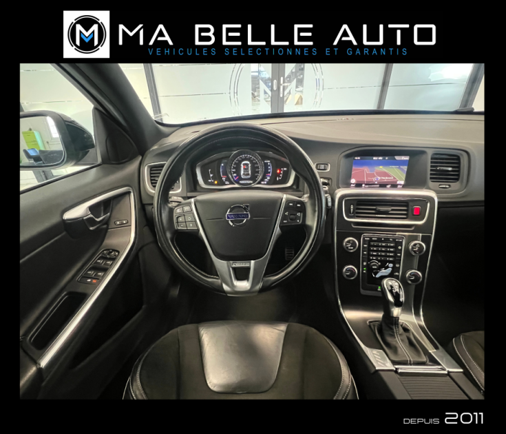 Volvo V60 2.0D 120 R-DESIGN Geartronic 6 / carnet distri ok / GPS CUIR JA19 / 227 euros mensuel