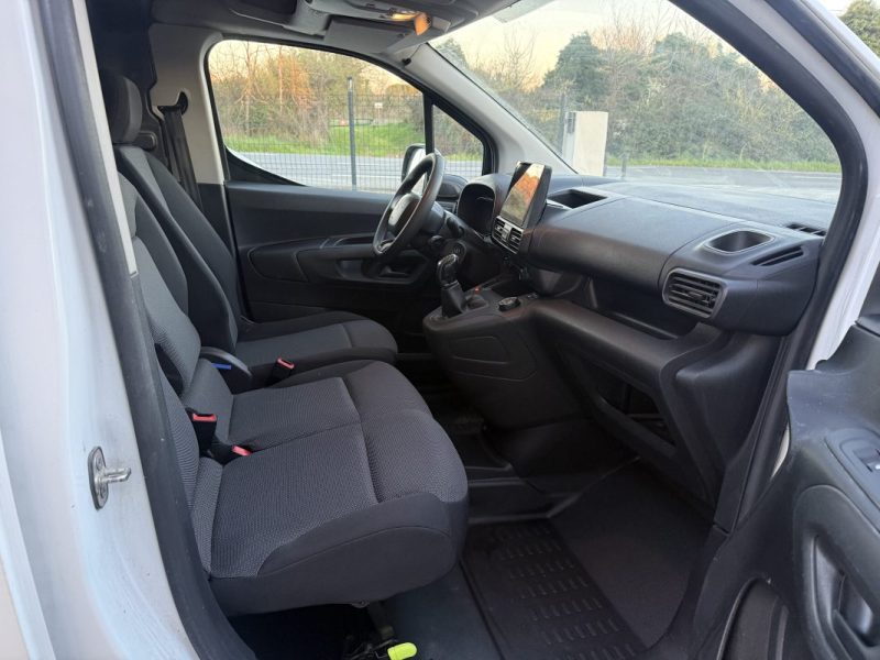 CITROEN BERLINGO M 650KG BLUEHDI 75 GRIP MODE 3 PLACES CAR PLAY  2020