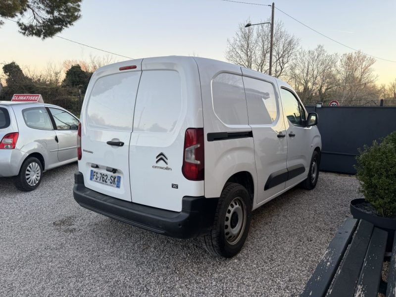 CITROEN BERLINGO M 650KG BLUEHDI 75 GRIP MODE 3 PLACES CAR PLAY  2020