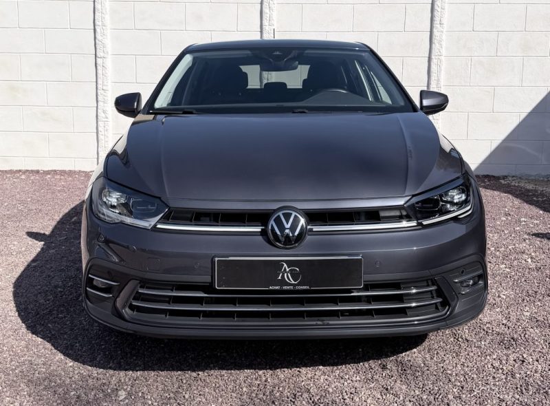 VOLKSWAGEN POLO 1.0 TSI 110ch DSG7 STYLE / SIÈGES CHAUFFANT / CAMÉRA DE RECUL / FEUX IQ LED