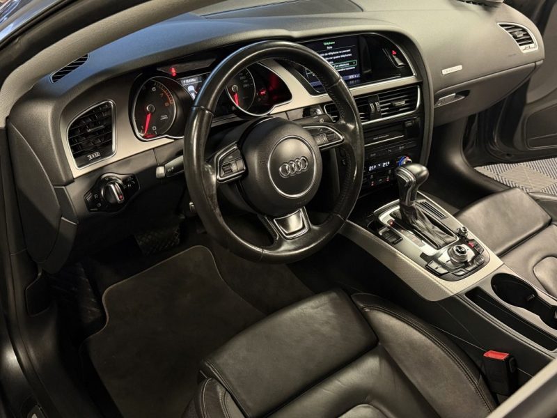 AUDI A5 PHASE 2 SPORTBACK S-LINE 2.0 TFSI 211 QUATTRO TOIT OUVRANT INTERIEUR CUIR GPS - Garantie 1an