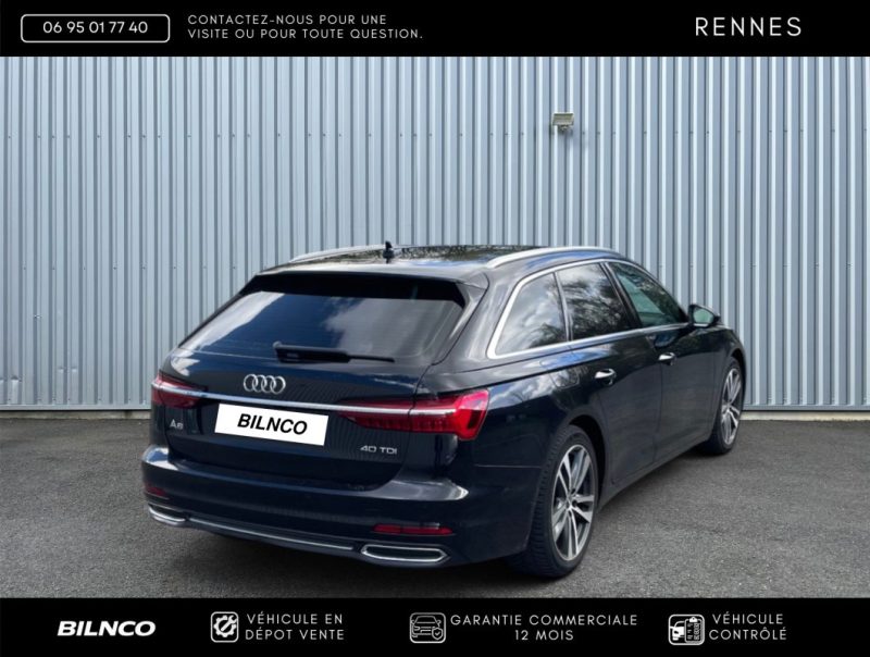 AUDI A6 AVANT AVUS EXTENDED 40 2.0 TDI ORIGINE FRANCE 2018 - Entretien Full AUDI / garantie 12 mois 