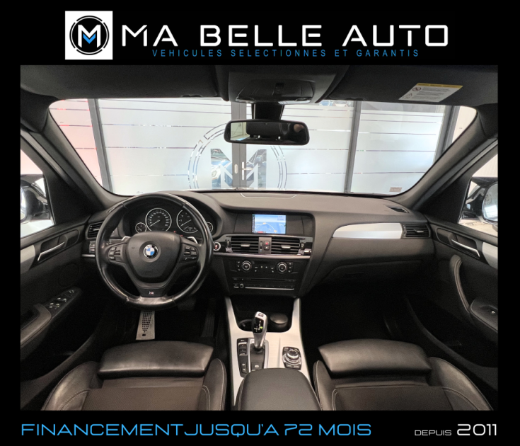 BMW X3 XDRIVE20I 184 M SPORT BVA8 / GPS CAMERA / 268 euros mensuel