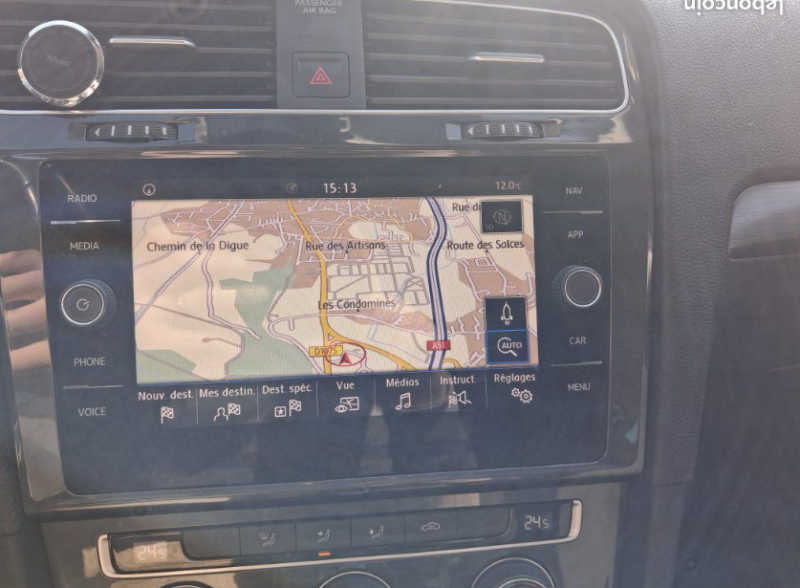 VOLKSWAGEN GOLF VII 1.6 TDI 115CV CONFORTLINE DSG7 ECRAN GPS 