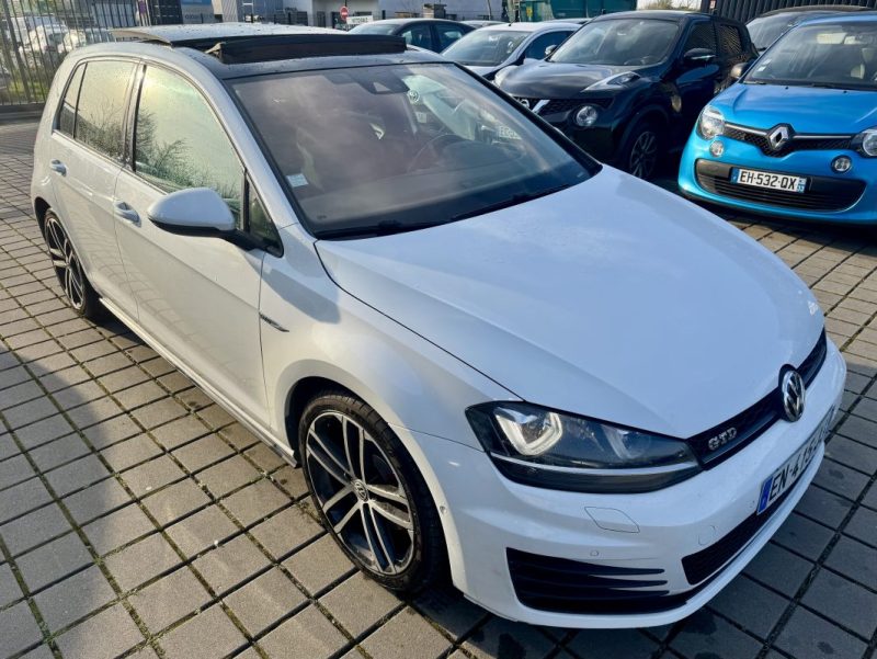 VOLKSWAGEN GOLF VII 2.0 TDI 184CH BLUEMOTION TECHNOLOGY GTD DSG6 3P 2013