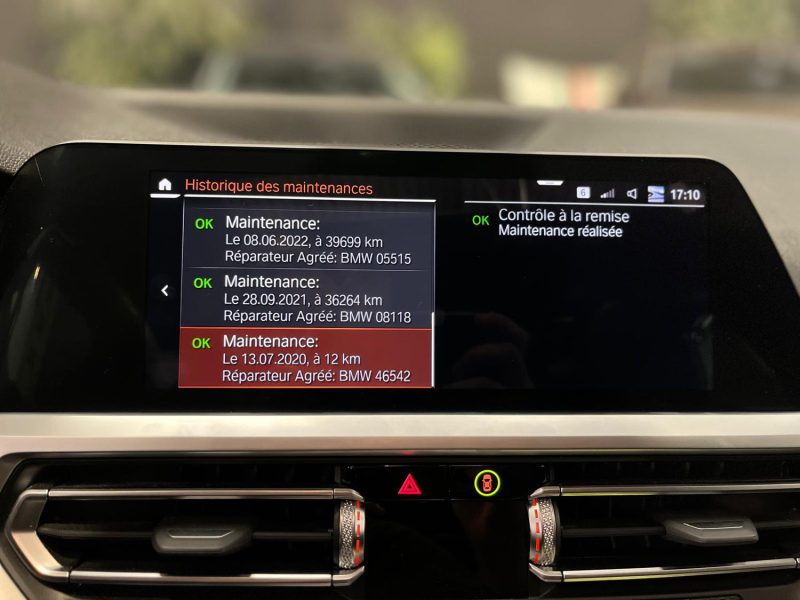 MAGNIFIQUE BMW SÉRIE 318d TOURING 150CH PACK M SPORT (TOIT OUVRANT, SIÈGES CHAUFFANTS, CAMÉRA 360)