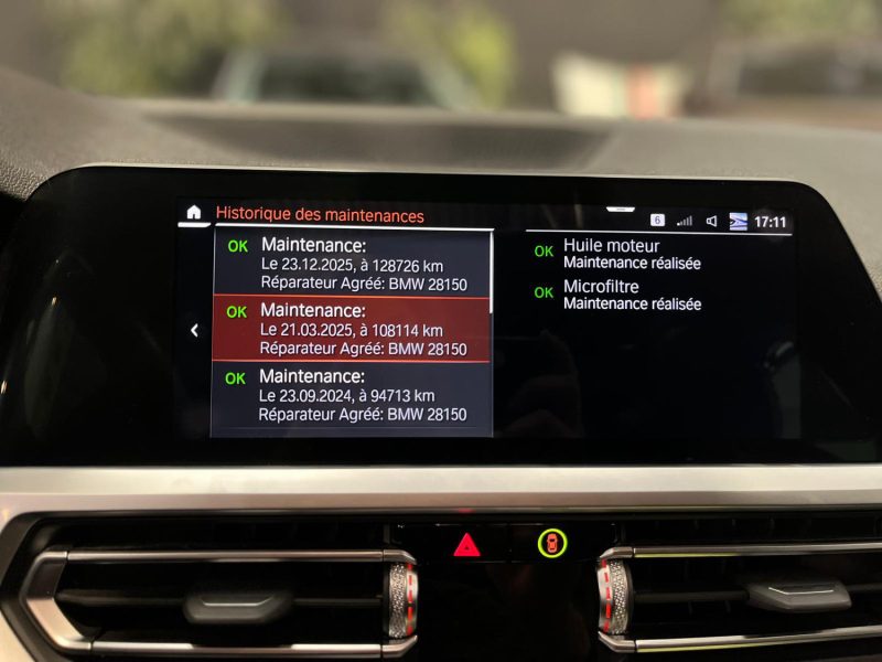 MAGNIFIQUE BMW SÉRIE 318d TOURING 150CH PACK M SPORT (TOIT OUVRANT, SIÈGES CHAUFFANTS, CAMÉRA 360)