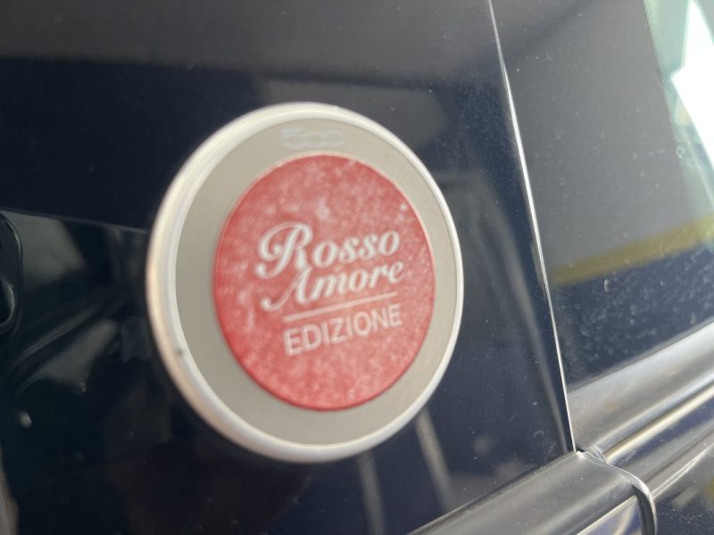 Fiat 500 1.2i 69ch Rosso Amore Edizione | Toit ouvrant | Bi-ton rouge | Distribution à 69000 km