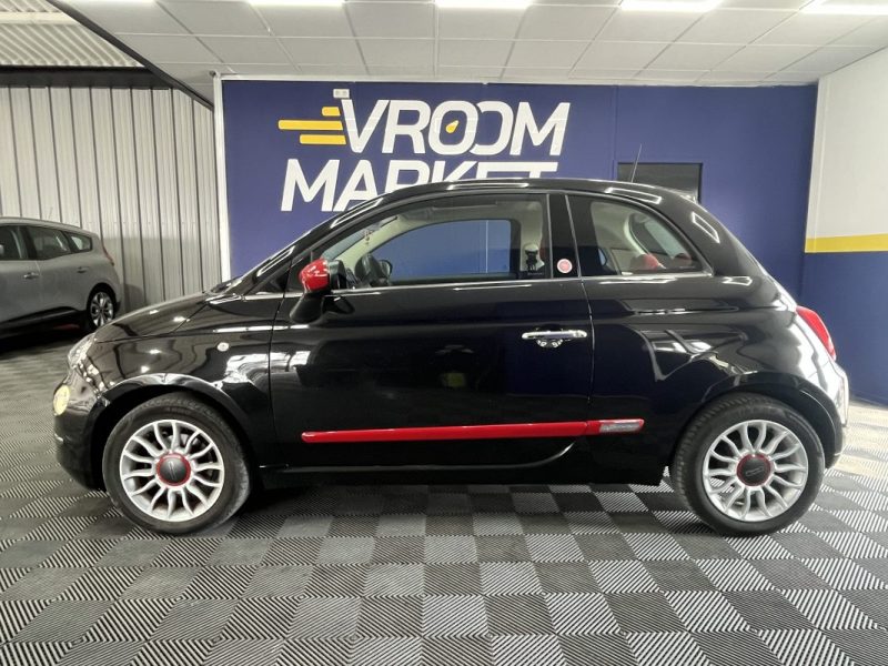 Fiat 500 1.2i 69ch Rosso Amore Edizione | Toit ouvrant | Bi-ton rouge | Distribution à 69000 km