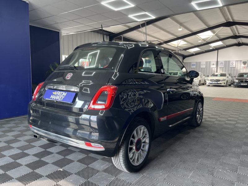 Fiat 500 1.2i 69ch Rosso Amore Edizione | Toit ouvrant | Bi-ton rouge | Distribution à 69000 km