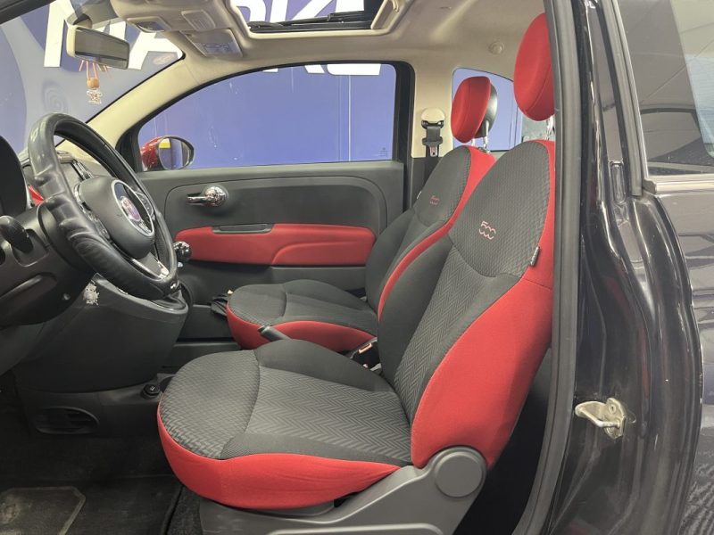 Fiat 500 1.2i 69ch Rosso Amore Edizione | Toit ouvrant | Bi-ton rouge | Distribution à 69000 km