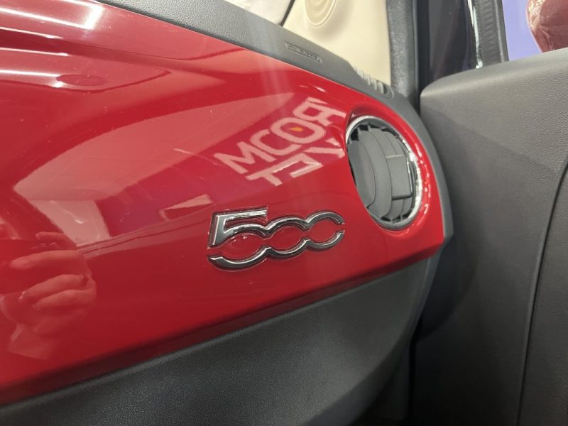 Fiat 500 1.2i 69ch Rosso Amore Edizione | Toit ouvrant | Bi-ton rouge | Distribution à 69000 km
