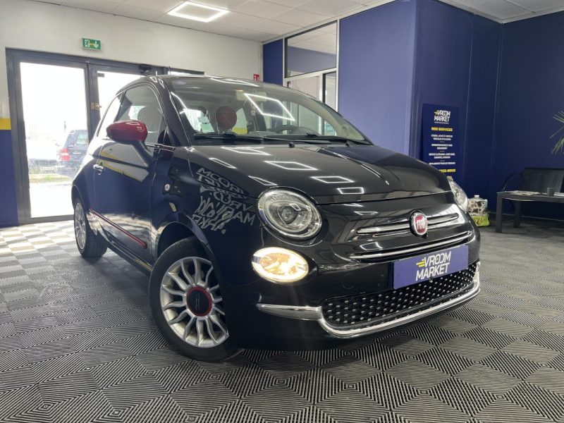 Fiat 500 1.2i 69ch Rosso Amore Edizione | Toit ouvrant | Bi-ton rouge | Distribution à 69000 km