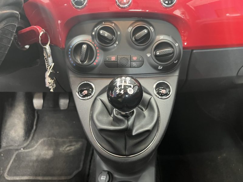 Fiat 500 1.2i 69ch Rosso Amore Edizione | Toit ouvrant | Bi-ton rouge | Distribution à 69000 km