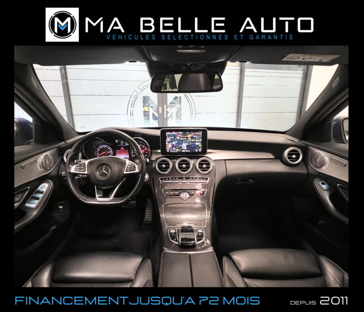 MERCEDES CLASSE C IV C 350 e AMG LINE 279 7G-TRONIC / TOE CAMERA JA18 BURMESTER / 342 euros mensuel