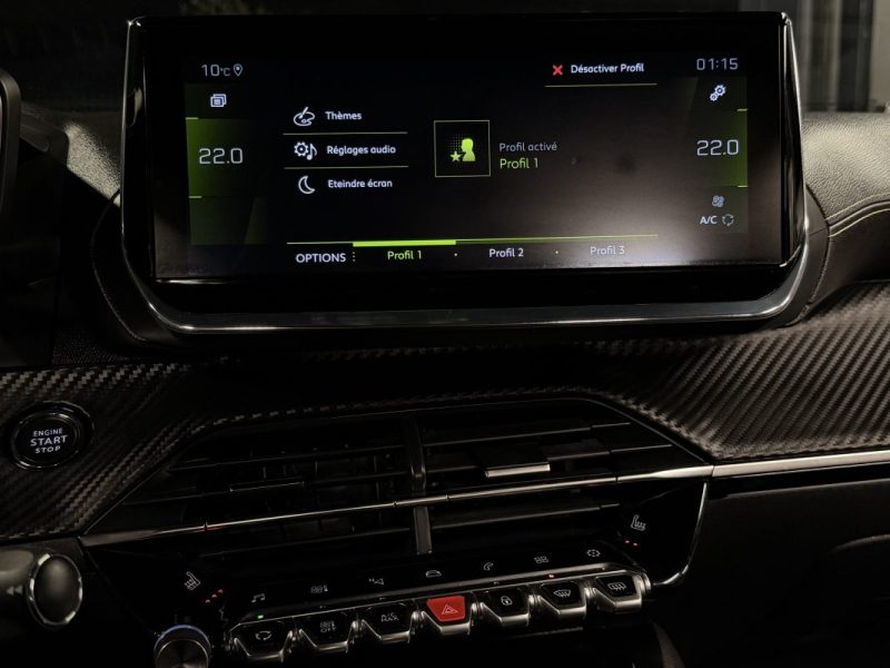PEUGEOT 2008 GT PACK 1.2 155 TOIT OUVRANT BOITE AUTO APPLE & ANDROID VIRTUAL COCKPIT - Garantie 1 an
