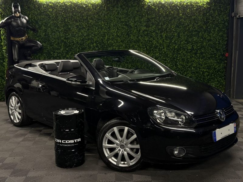 VOLKSWAGEN GOLF 6 VI CABRIOLET 1.2 TSI 105 Cv CARAT / ORIGINE FRANCE CRIT AIR 1 BVM6 - GARANTIE 1 AN